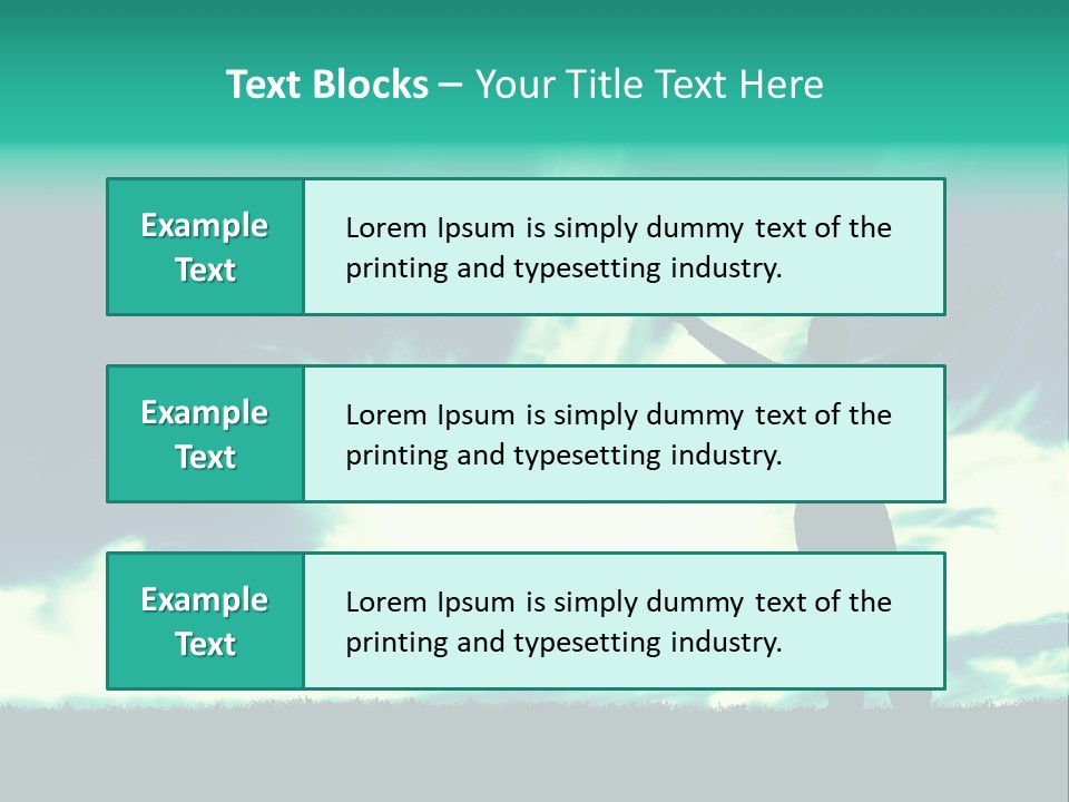 Process Treatment Hydration PowerPoint Template