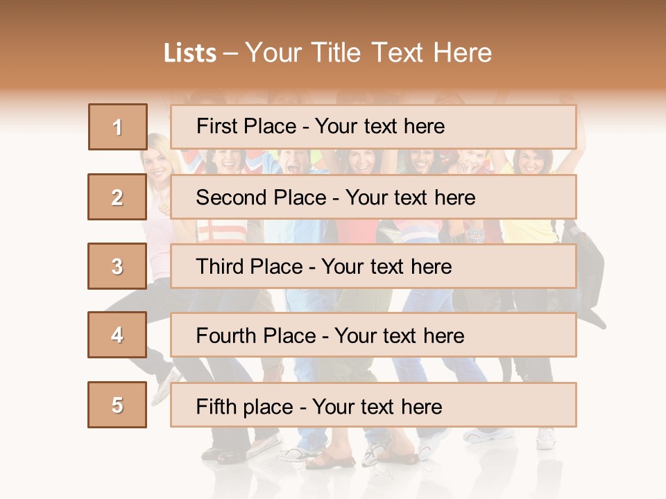 Gladness Isolated Happiness PowerPoint Template