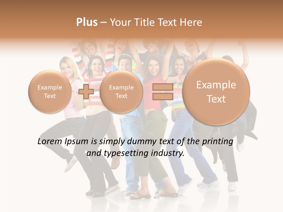 Gladness Isolated Happiness PowerPoint Template