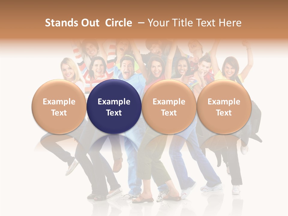 Gladness Isolated Happiness PowerPoint Template