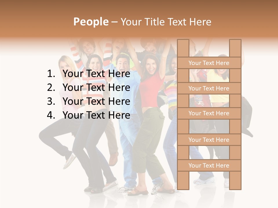 Gladness Isolated Happiness PowerPoint Template