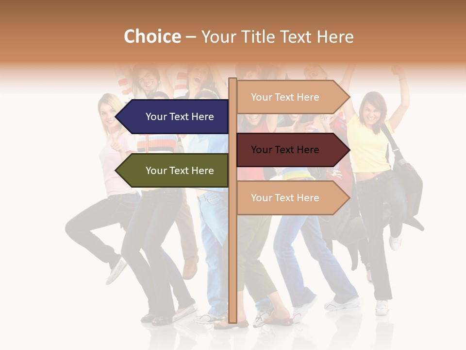 Gladness Isolated Happiness PowerPoint Template