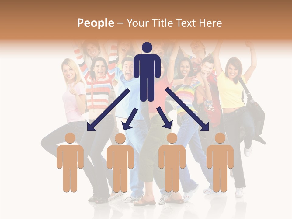 Gladness Isolated Happiness PowerPoint Template