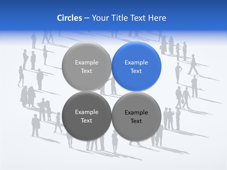 Set Bubble Community PowerPoint Template