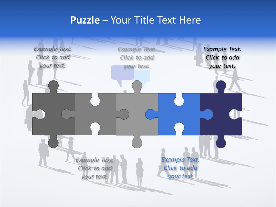 Set Bubble Community PowerPoint Template