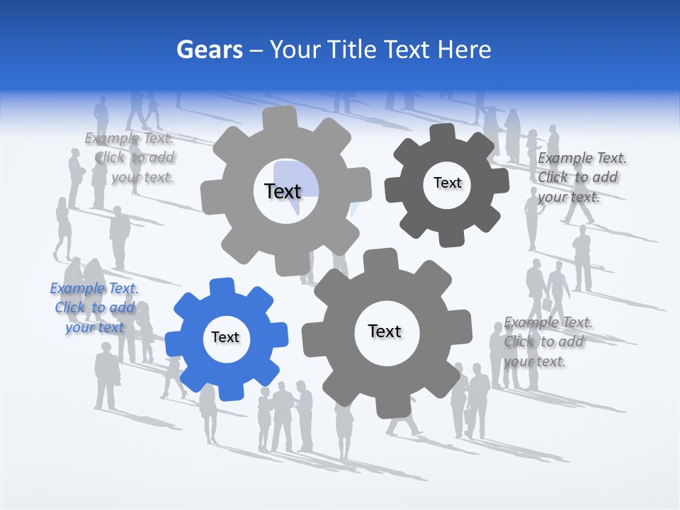 Set Bubble Community PowerPoint Template