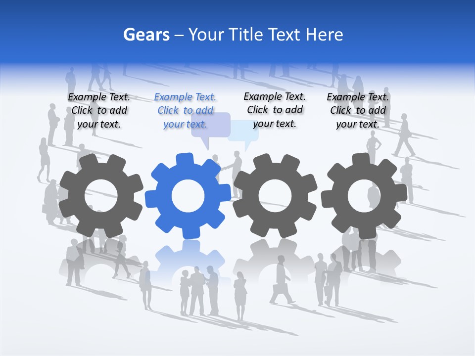 Set Bubble Community PowerPoint Template