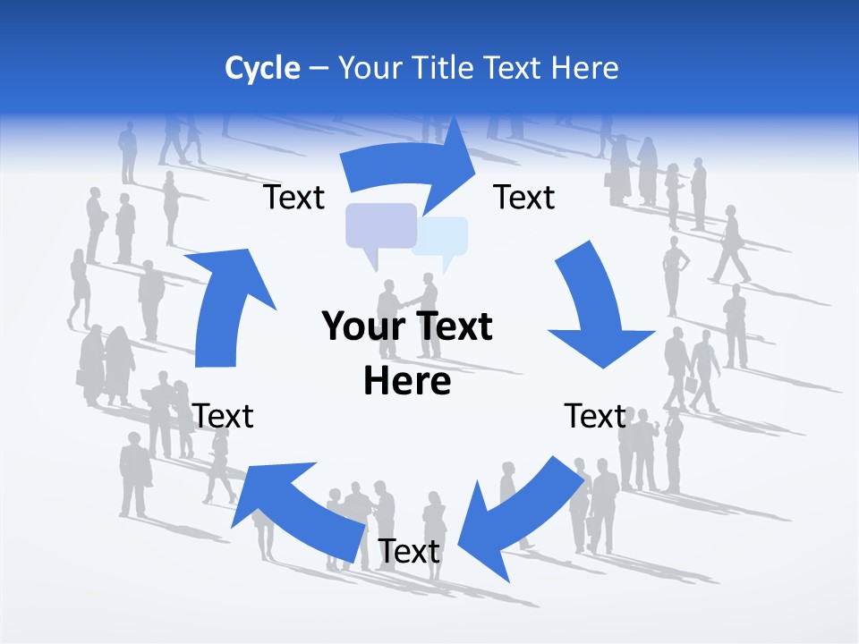 Set Bubble Community PowerPoint Template