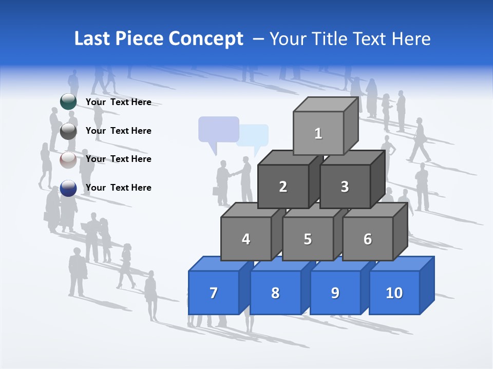 Set Bubble Community PowerPoint Template