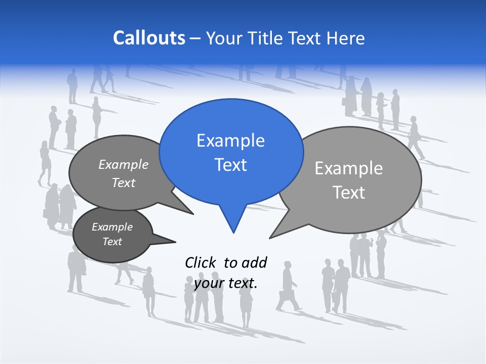 Set Bubble Community PowerPoint Template