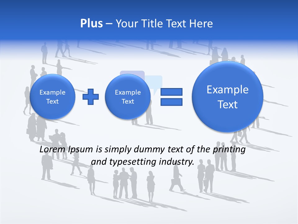 Set Bubble Community PowerPoint Template
