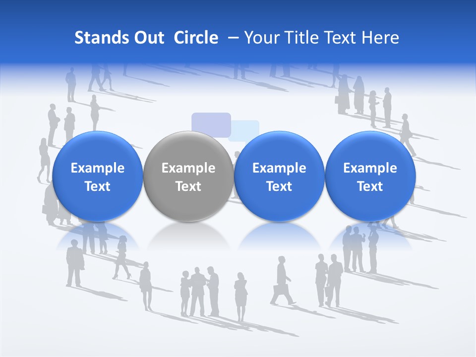 Set Bubble Community PowerPoint Template