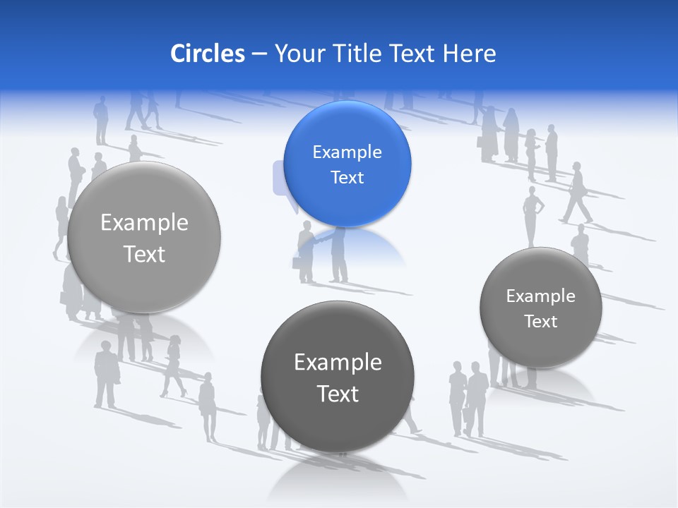 Set Bubble Community PowerPoint Template