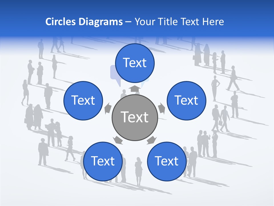 Set Bubble Community PowerPoint Template