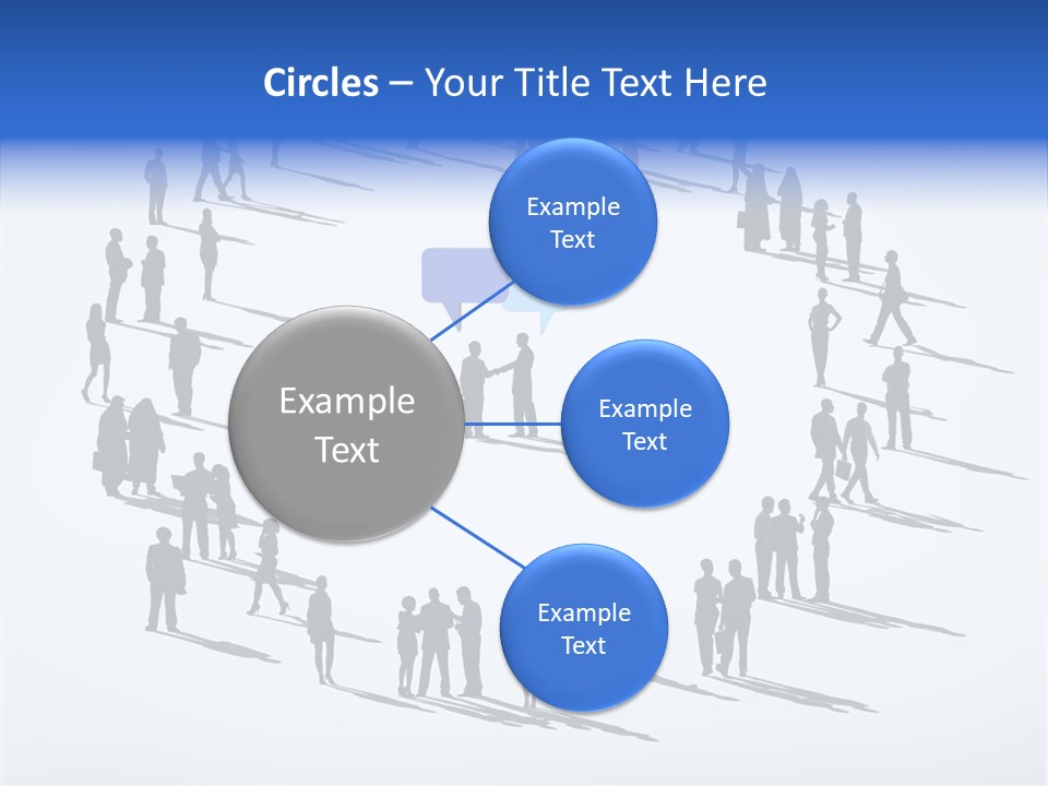 Set Bubble Community PowerPoint Template