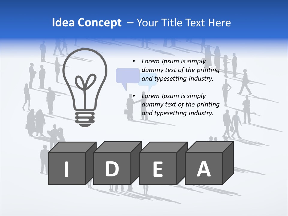 Set Bubble Community PowerPoint Template