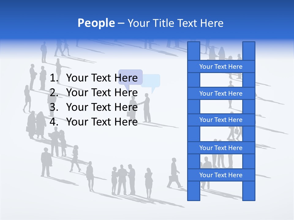 Set Bubble Community PowerPoint Template