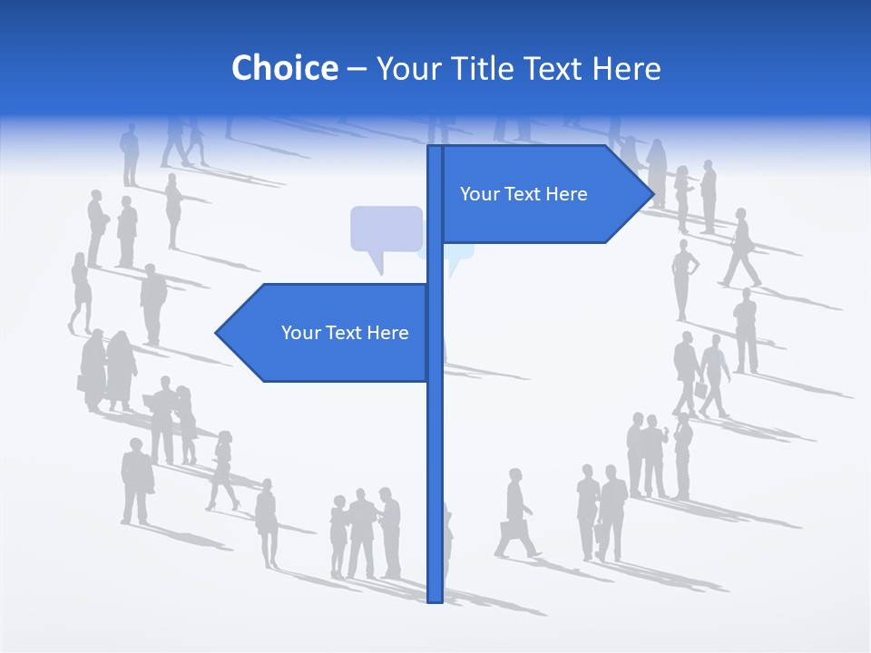 Set Bubble Community PowerPoint Template