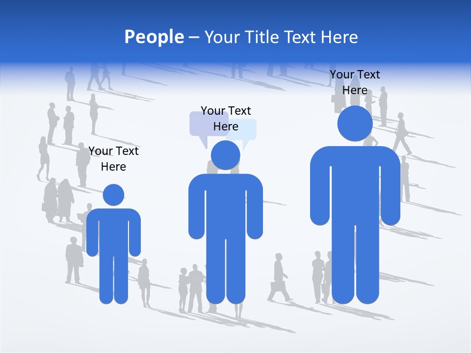 Set Bubble Community PowerPoint Template