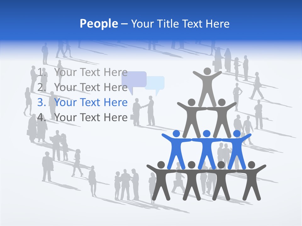 Set Bubble Community PowerPoint Template