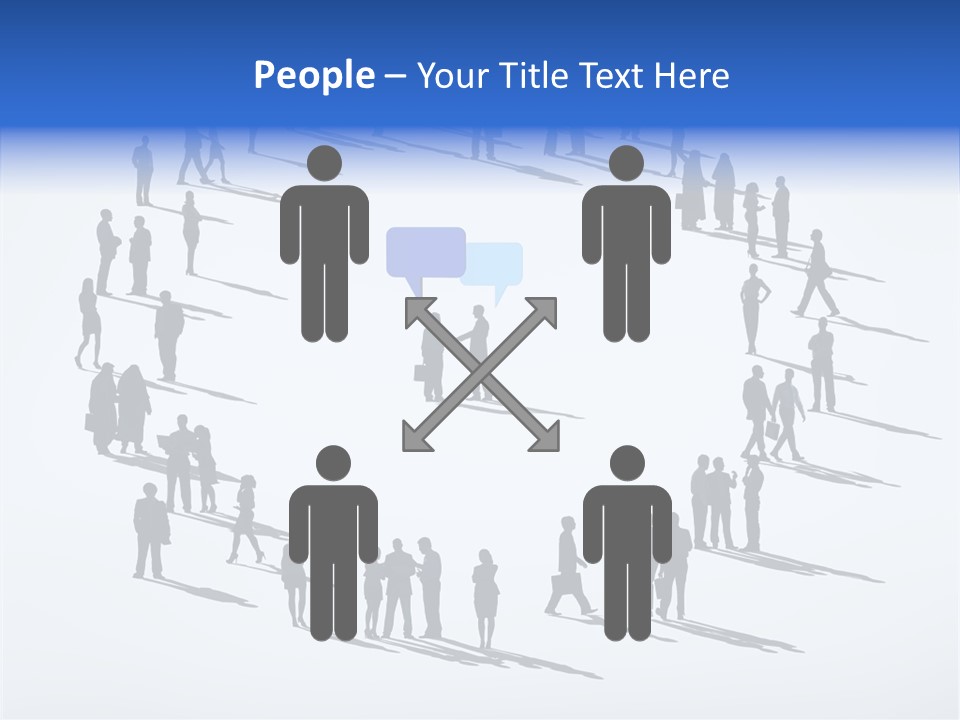 Set Bubble Community PowerPoint Template