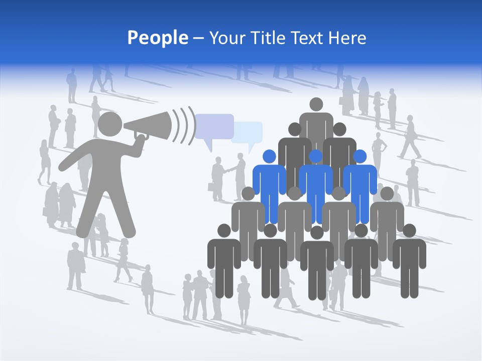 Set Bubble Community PowerPoint Template