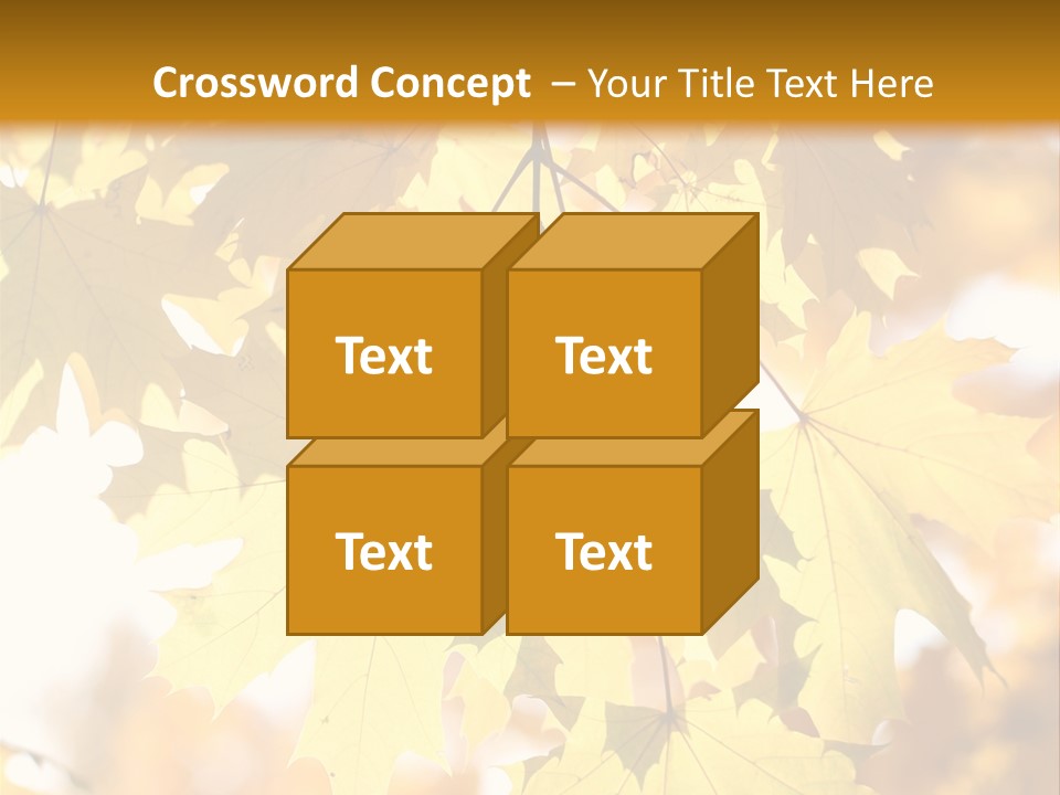 Closeup Color Leaf PowerPoint Template