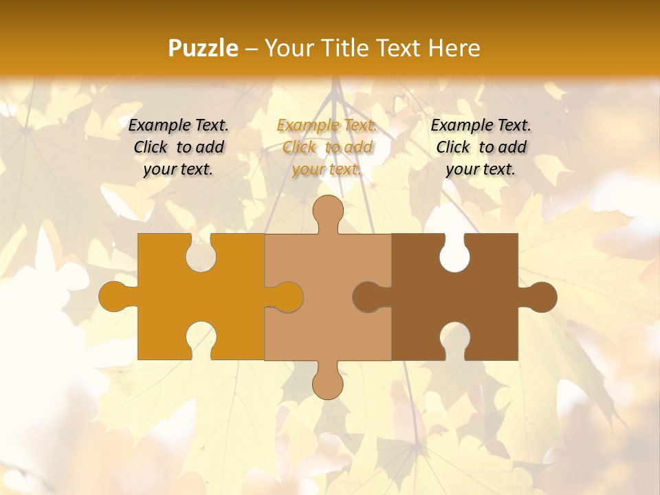 Closeup Color Leaf PowerPoint Template