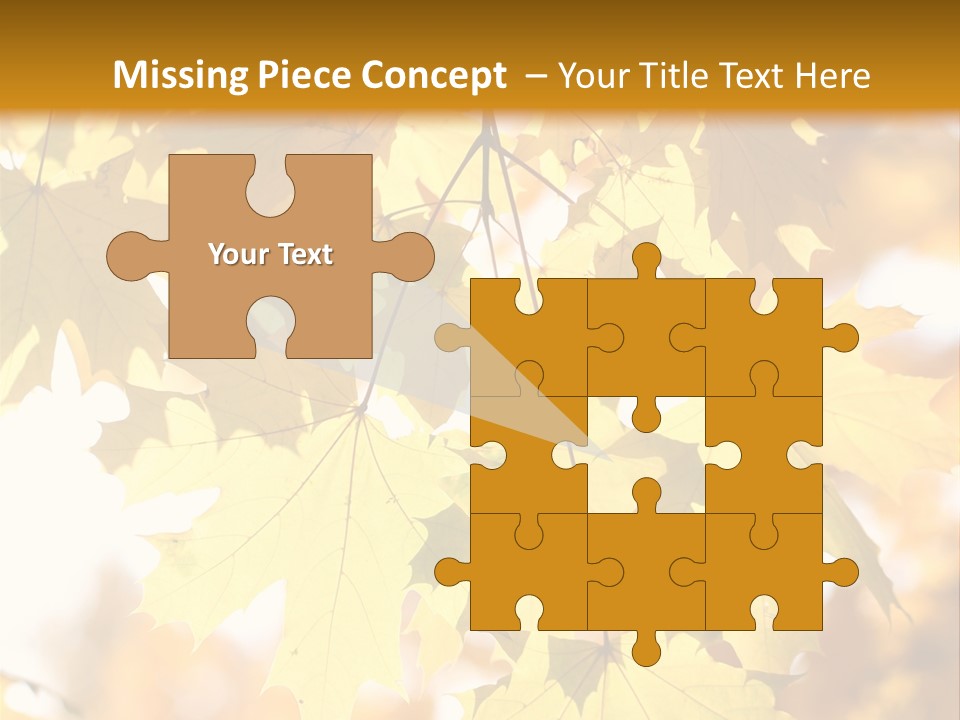 Closeup Color Leaf PowerPoint Template