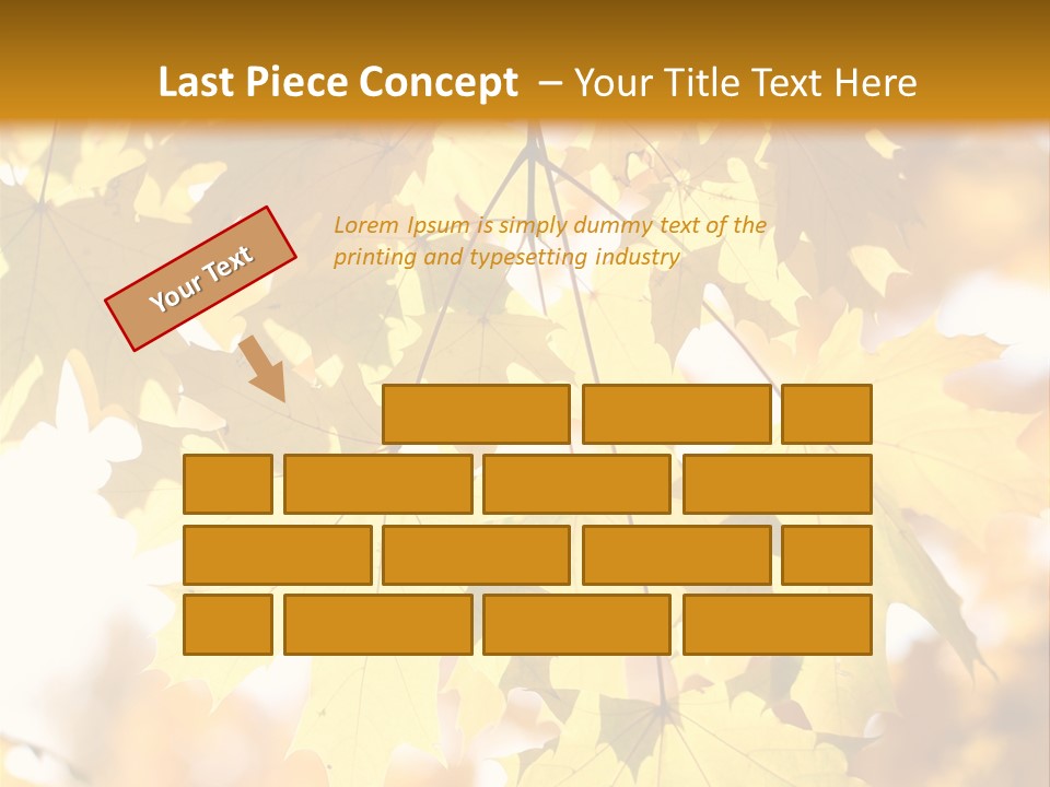 Closeup Color Leaf PowerPoint Template