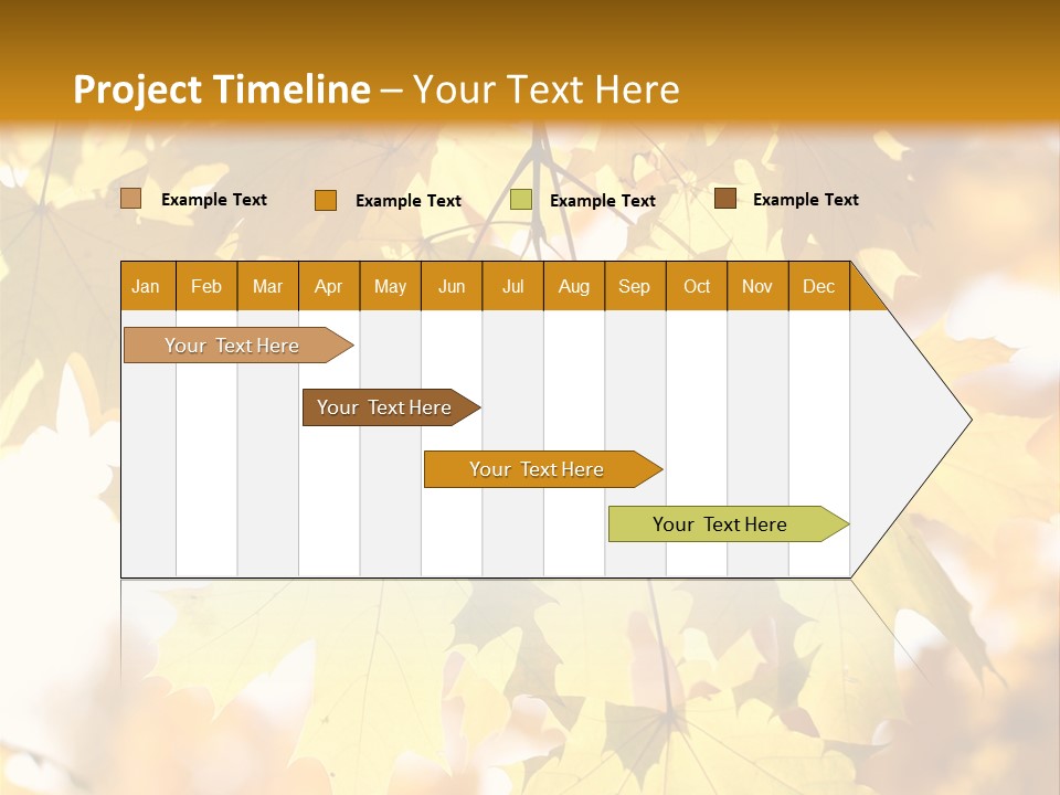 Closeup Color Leaf PowerPoint Template