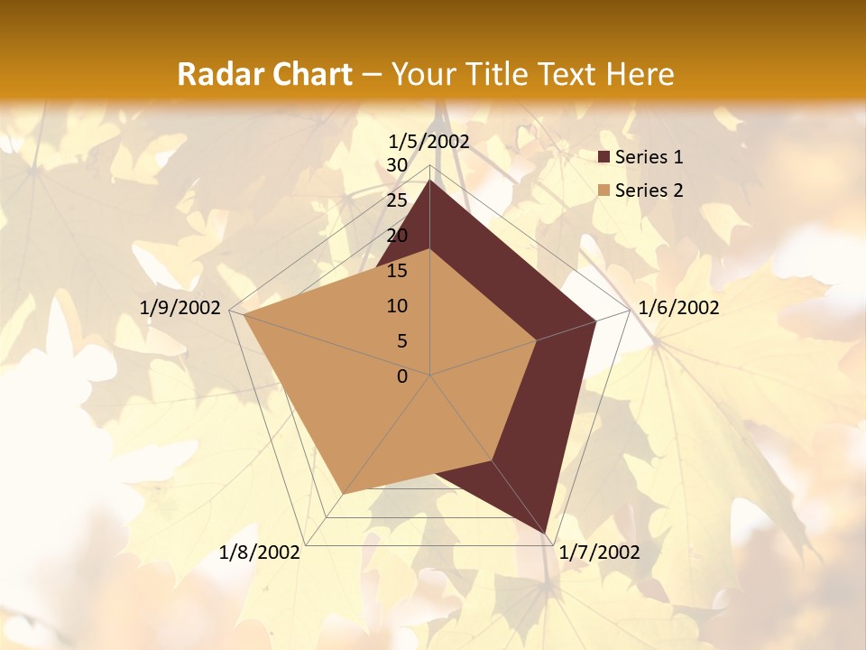 Closeup Color Leaf PowerPoint Template