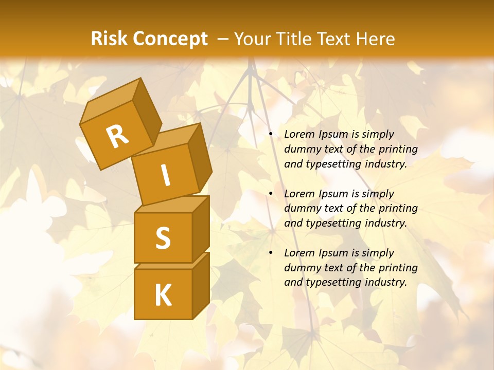 Closeup Color Leaf PowerPoint Template