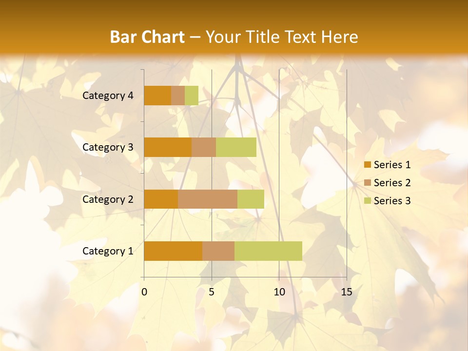 Closeup Color Leaf PowerPoint Template