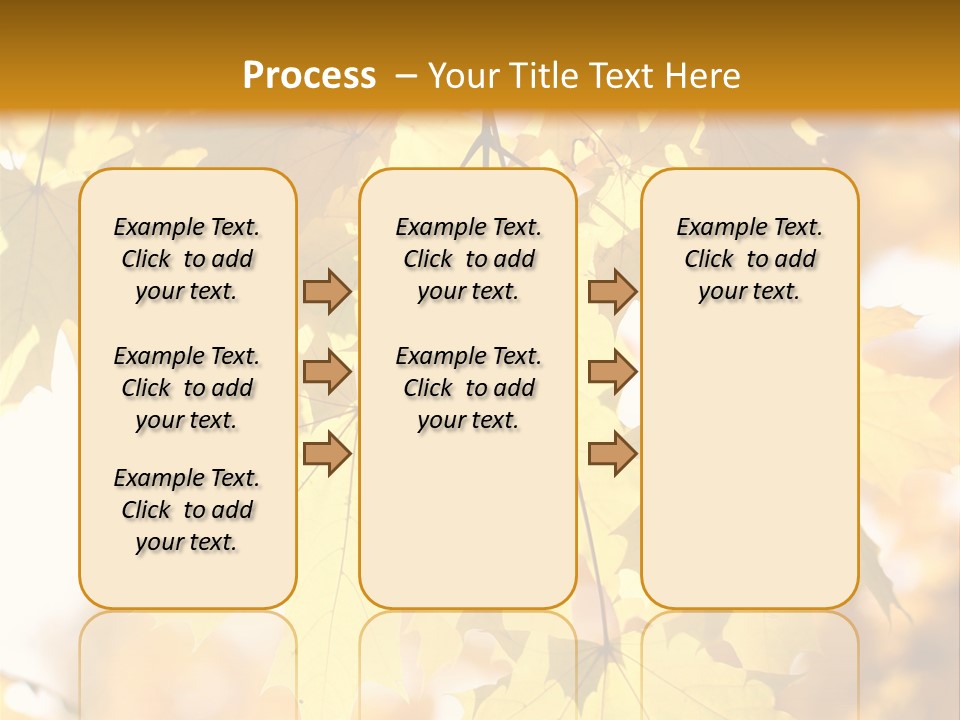 Closeup Color Leaf PowerPoint Template