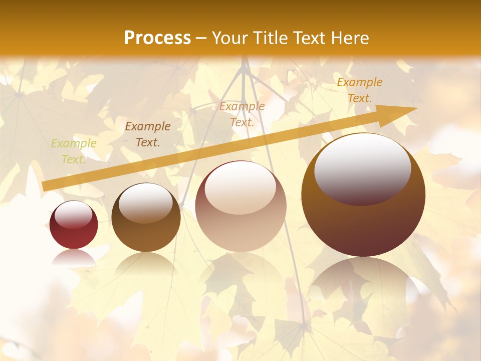 Closeup Color Leaf PowerPoint Template