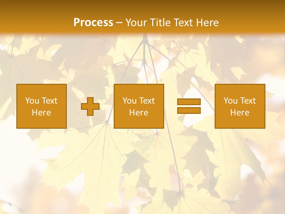 Closeup Color Leaf PowerPoint Template