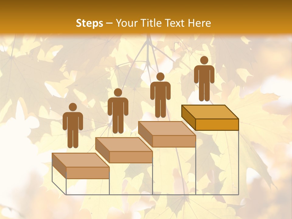 Closeup Color Leaf PowerPoint Template
