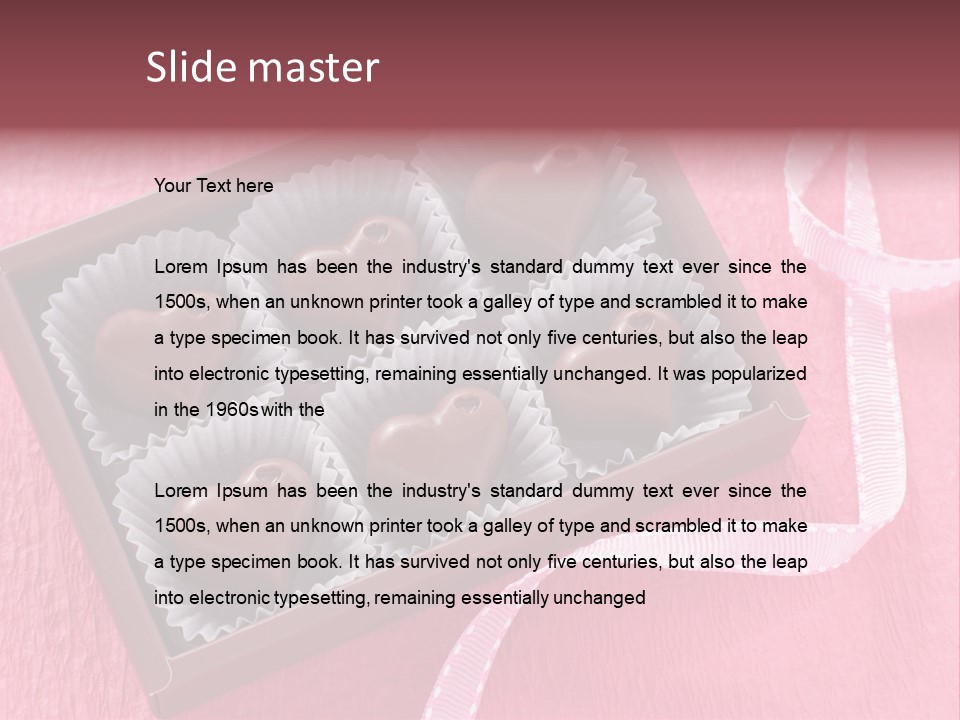 Brown Photography Candy PowerPoint Template