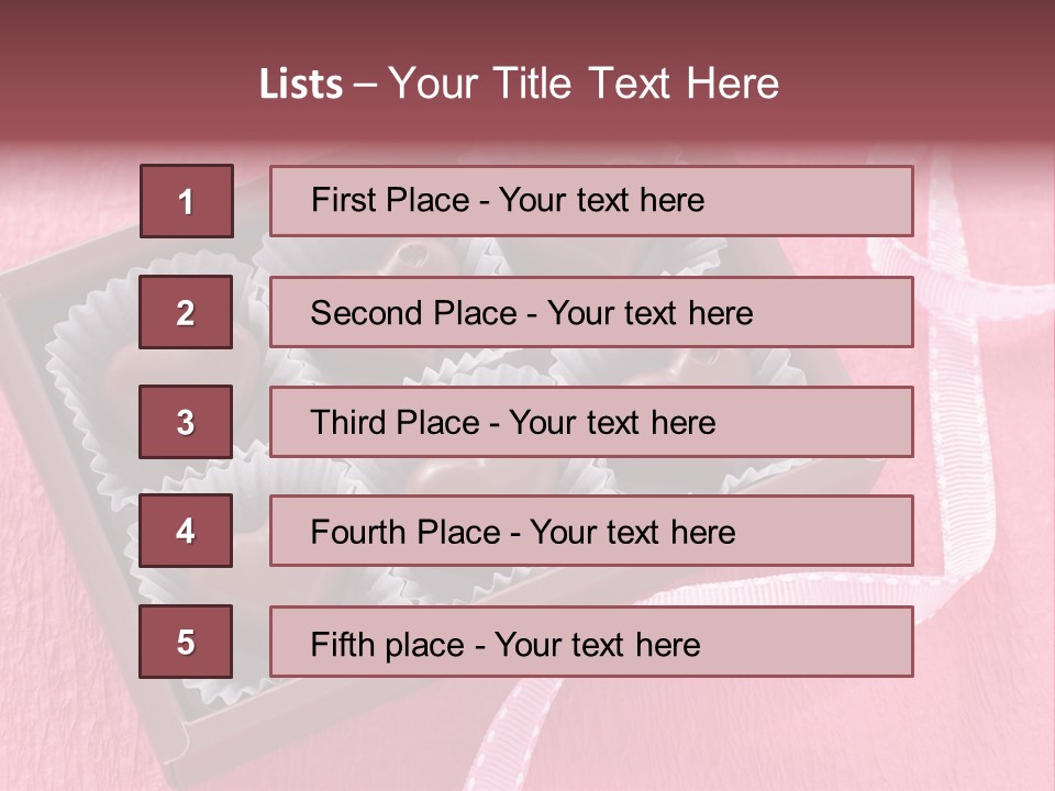 Brown Photography Candy PowerPoint Template