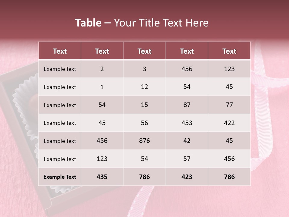 Brown Photography Candy PowerPoint Template