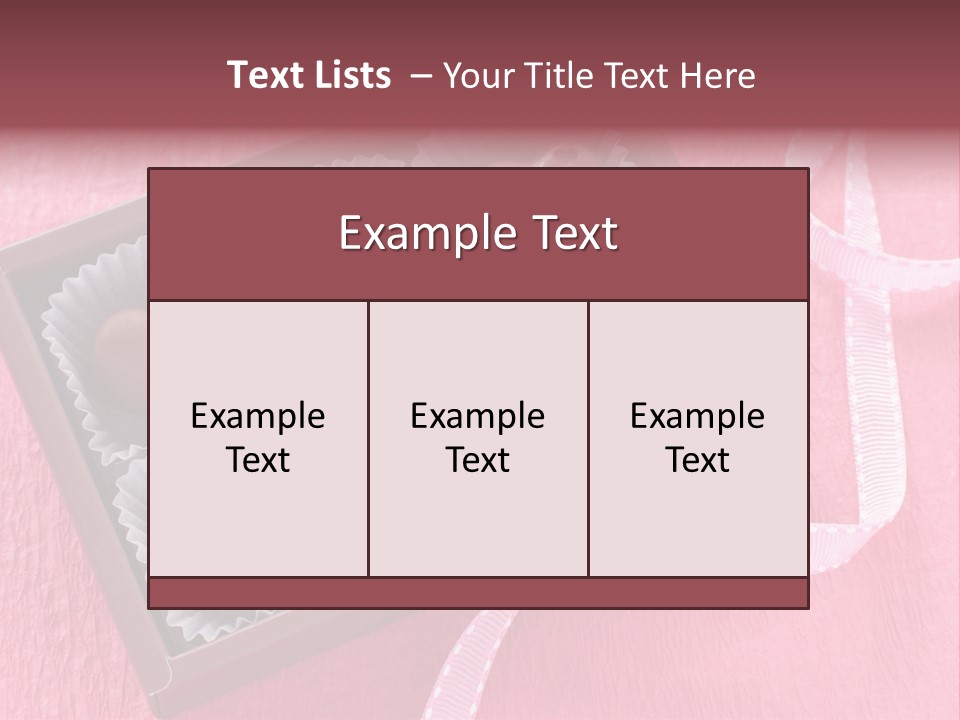 Brown Photography Candy PowerPoint Template