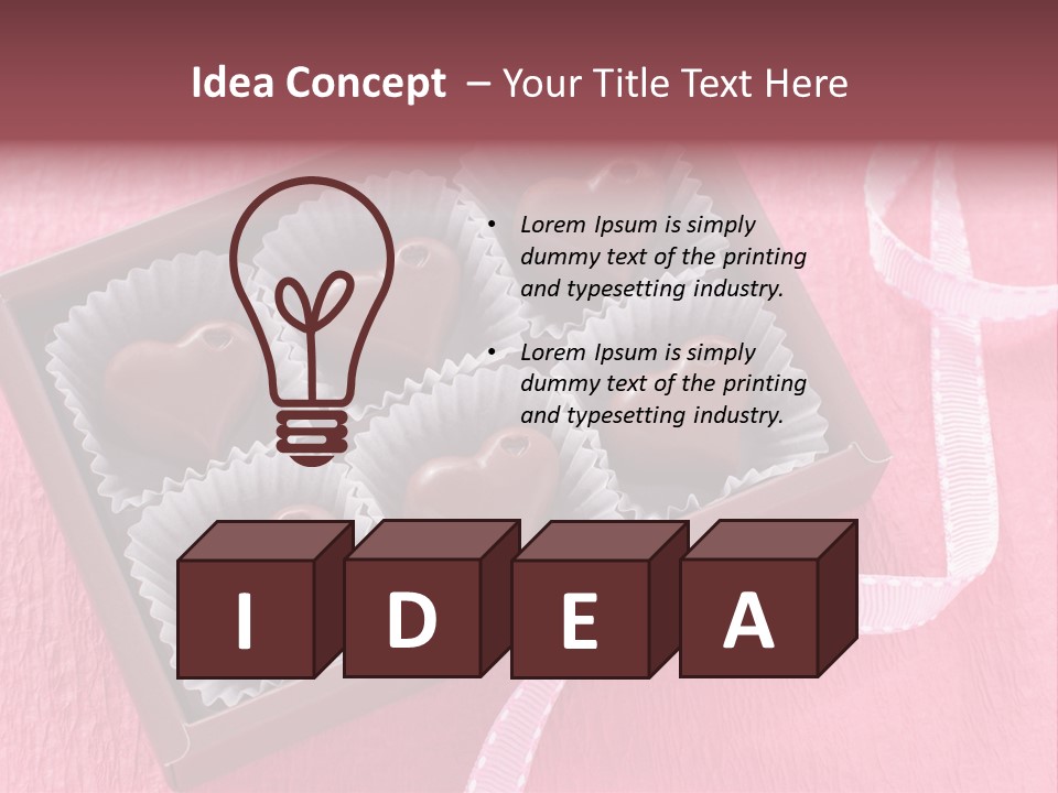 Brown Photography Candy PowerPoint Template