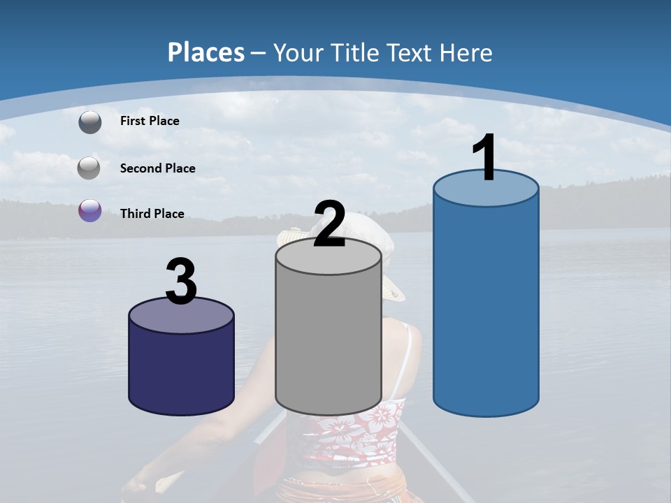 Water Cottage Green PowerPoint Template