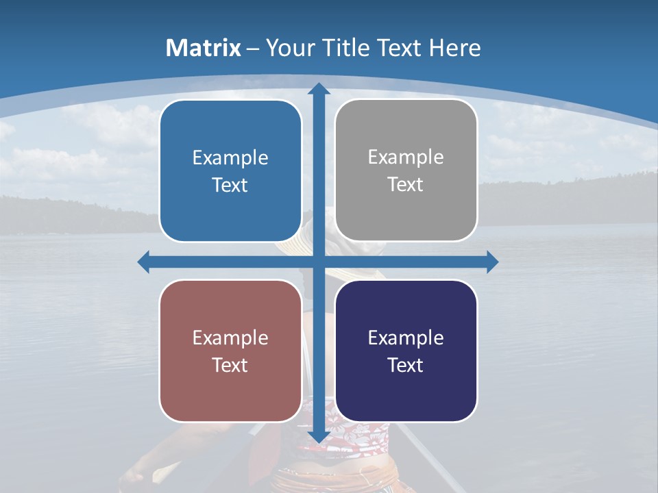 Water Cottage Green PowerPoint Template