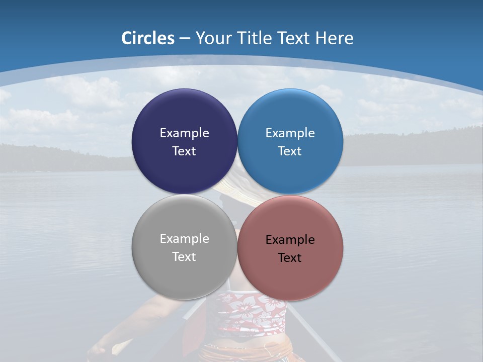 Water Cottage Green PowerPoint Template