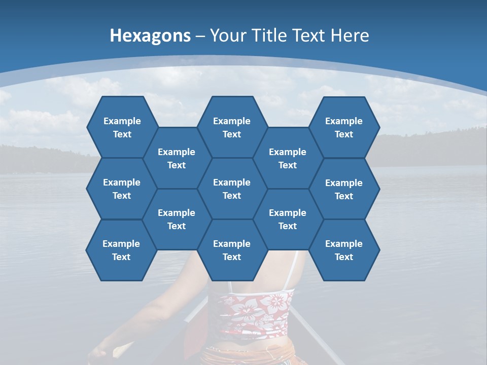 Water Cottage Green PowerPoint Template