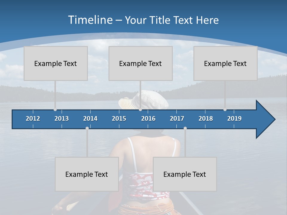 Water Cottage Green PowerPoint Template