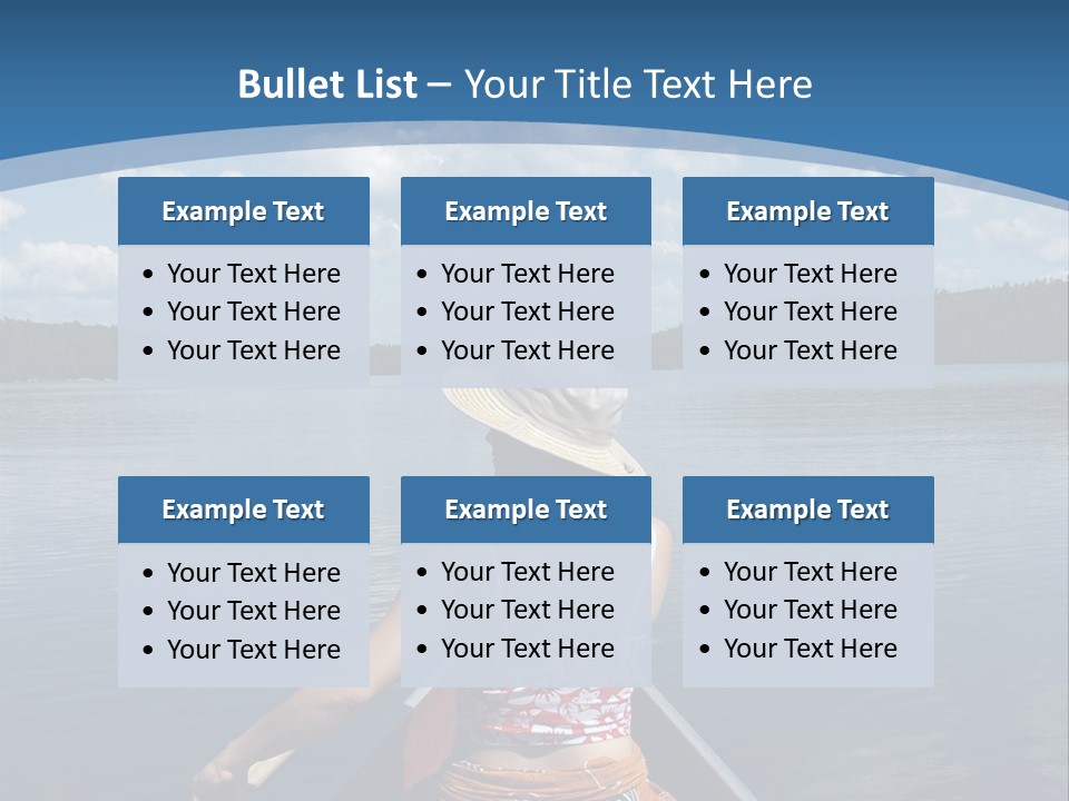 Water Cottage Green PowerPoint Template