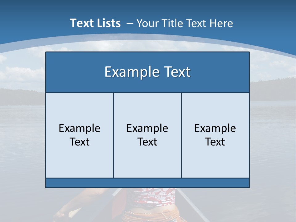 Water Cottage Green PowerPoint Template